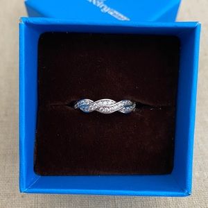 Sterling Silver and Cubic Zirconia Ring